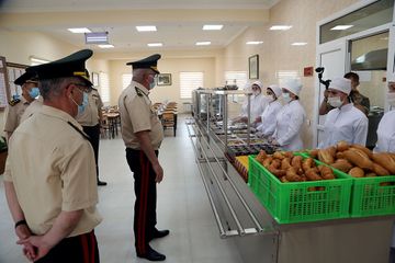 Müdafiə Nazirliyinin növbəti hərbi hissələrindən birinin açılışı olub