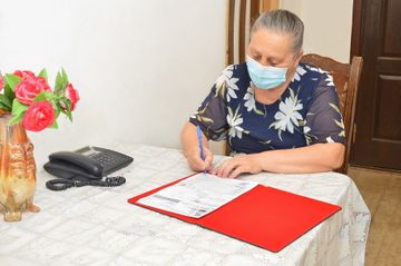 Bir qrup Qarabağ müharibəsi əlili və şəhid ailəsi pulsuz simsiz rabitə ilə təmin olunub - FOTO