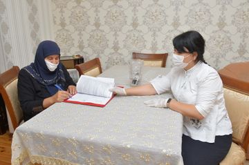 Bir qrup Qarabağ müharibəsi əlili və şəhid ailəsi pulsuz simsiz rabitə ilə təmin olunub - FOTO