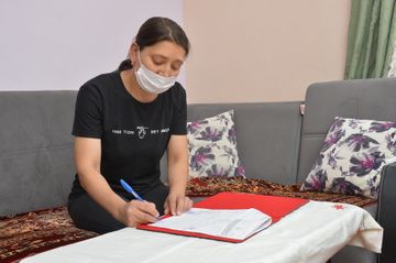 Bir qrup Qarabağ müharibəsi əlili və şəhid ailəsi pulsuz simsiz rabitə ilə təmin olunub - FOTO