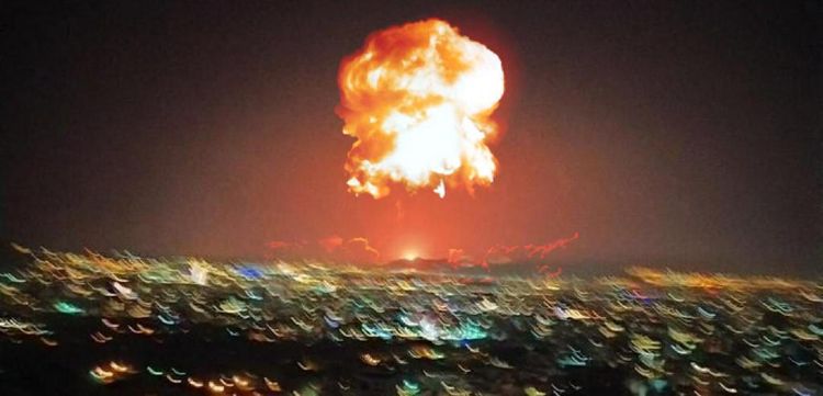 Massive explosion reported east of Iran