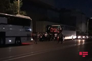 100-dən artıq Gürcüstan vətəndaşı Azərbaycandan təxliyə olunub - FOTO