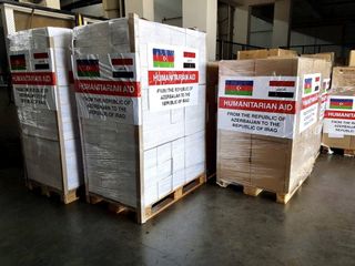 Koronavirusla qlobal mübarizə çərçivəsində Azərbaycan İraqa humanitar yardım göndərib