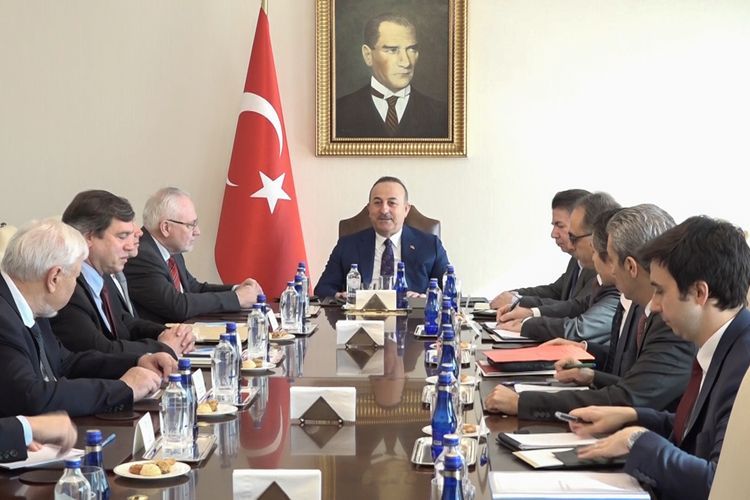 Turkish FM discusses Nagorno Garabagh issue with OSCE MG Co-chairs
