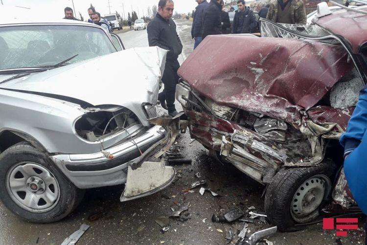 В ДТП в Азербайджане погиб 1 человек, 3 получили травмы - ФОТО