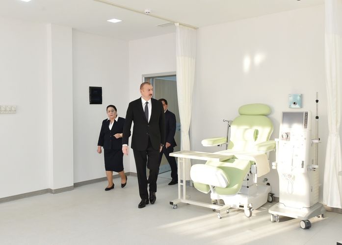 President Ilham Aliyev inaugurated Gazakh District Central Hospital