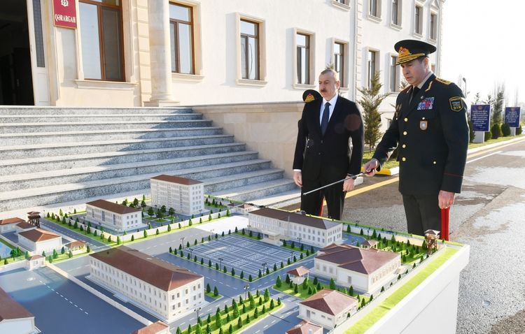 President Ilham Aliyev attends inauguration of “N" military unit of the Internal Troops