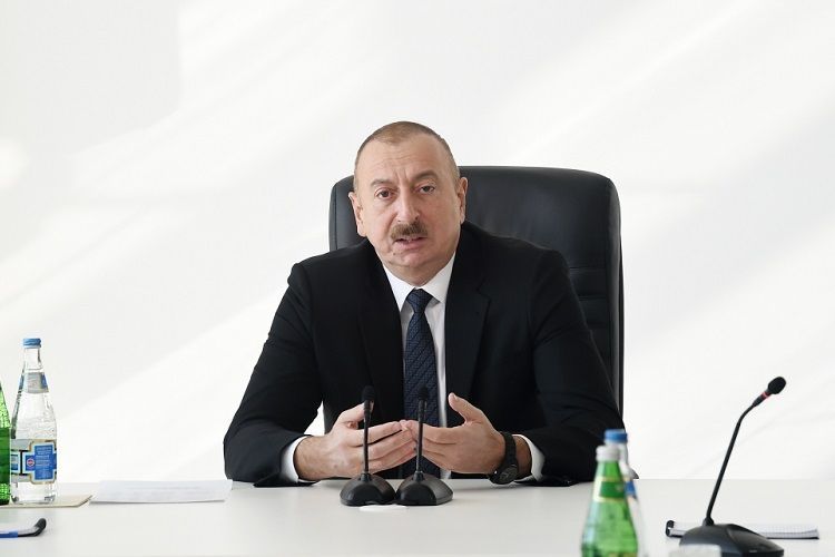 Azerbaijani President: "There is a shortage of masks in pharmacies of late, It is impossible to find an explanation for this"