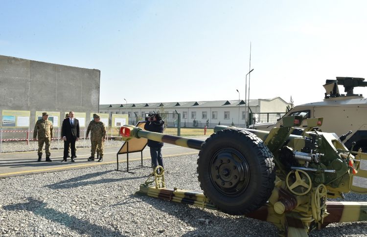Президент Азербайджана принял участие в открытии воинской части МО - ФОТО - ОБНОВЛЕНО