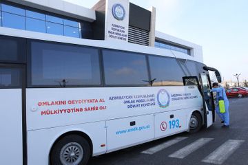 Əmlak Məsələləri Dövlət Komitəsi dezinfeksiya işləri aparıb - FOTO