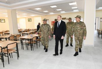 Azərbaycan Prezidenti Müdafiə Nazirliyinin hərbi hissəsinin açılışında iştirak edib - YENİLƏNİB