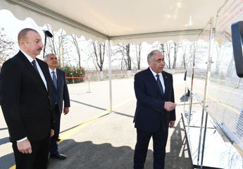 Prezident İlham Əliyev Tovuzda avtomobil yolunun yenidənqurmadan sonra açılışında iştirak edib - YENİLƏNİB