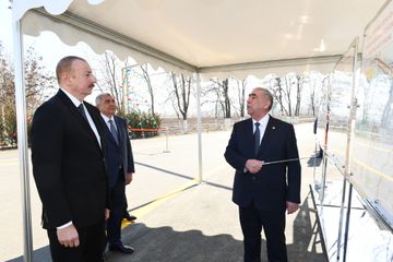 Prezident İlham Əliyev Tovuzda avtomobil yolunun yenidənqurmadan sonra açılışında iştirak edib - YENİLƏNİB