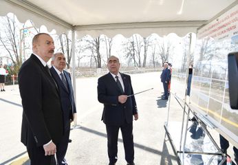 Prezident İlham Əliyev Tovuzda avtomobil yolunun yenidənqurmadan sonra açılışında iştirak edib - YENİLƏNİB