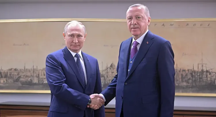 Putin and Erdogan meet in Moscow - VIDEO
