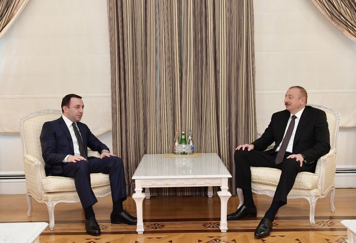 Президент Азербайджана принял министра обороны Грузии