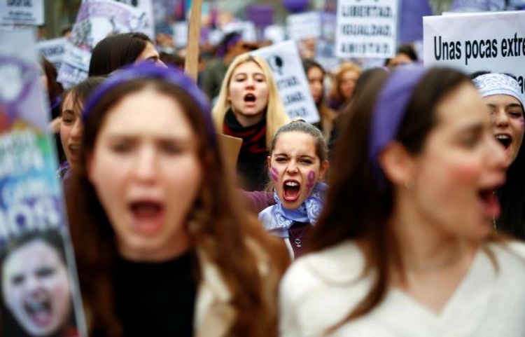 Thousands march in Spain on women