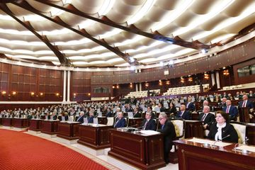 Milli Məclisin yeni tərkibdə ilk iclası keçirilib, Prezident iclasda iştirak edib - YENİLƏNİB-2