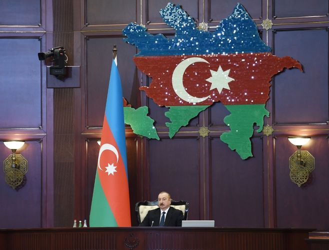 Президент Ильхам Алиев: Азербайджанский народ живет в условиях спокойствия, стабильности, безопасности