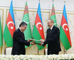 Azərbaycan-Türkmənistan sənədləri imzalanıb  - YENİLƏNİB