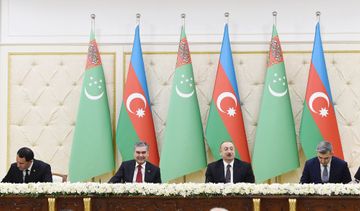 Azərbaycan-Türkmənistan sənədləri imzalanıb  - YENİLƏNİB