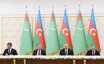 Azərbaycan-Türkmənistan sənədləri imzalanıb  - YENİLƏNİB