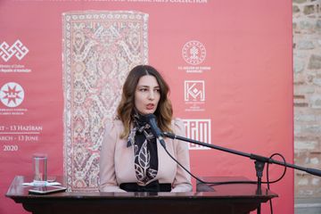 Türkiyədə Azərbaycan xalçalarının sərgisinin açılış mərasimi keçirilib