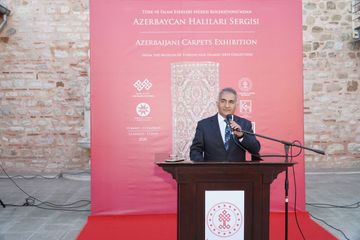 Türkiyədə Azərbaycan xalçalarının sərgisinin açılış mərasimi keçirilib