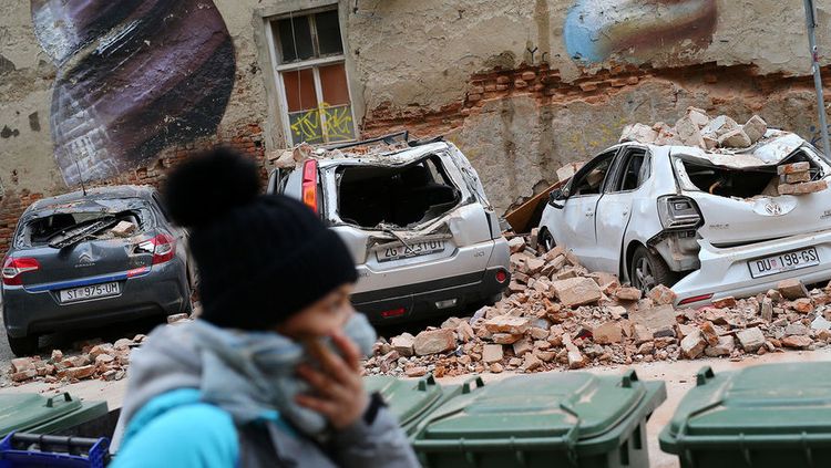 В результате землетрясений в Загребе пострадали 15 человек