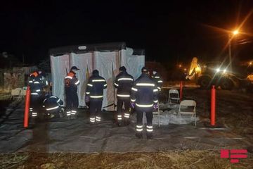 Karantin rejiminin tətbiq edildiyi Marneulidə sahə xəstəxanaları yaradılıb - FOTO