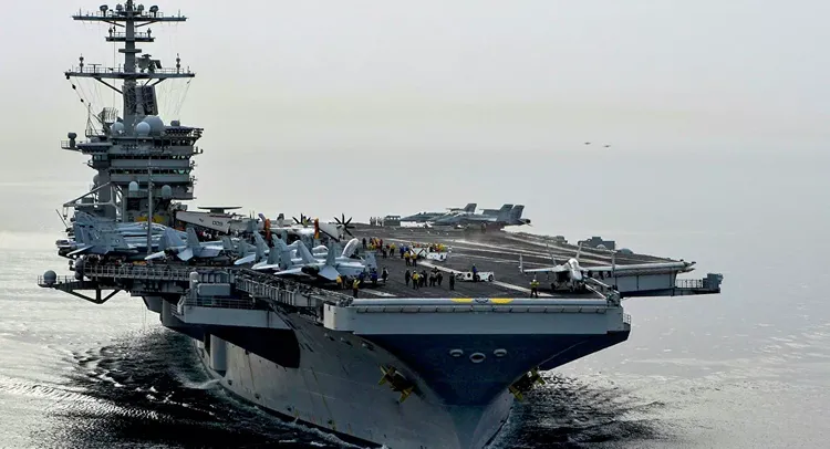 Three US sailors on aircraft carrier Roosevelt test positive for COVID-19