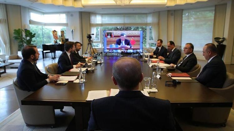 Turkish president attends G20 summit via video link