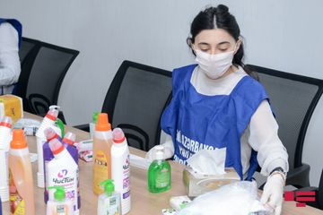 YAP gənclərinin “Sağlamlığımız milli həmrəyliyimizdədir" adlı aksiyası davam edir - FOTO