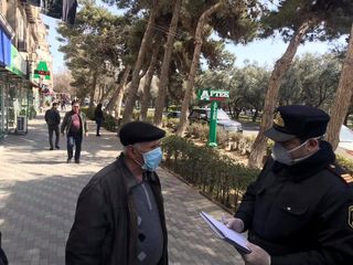 Bakıda karantin rejimini pozanlar cərimələnir