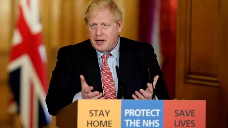UK PM Johnson urges Brits to 