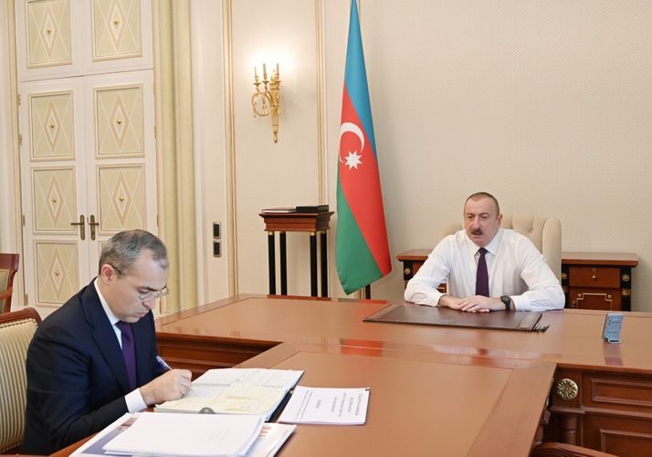 Президент Ильхам Алиев принял министра экономики - ОБНОВЛЕНО
