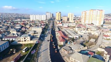 Xırdalanın Nizami Gəncəvi küçəsinin təmiri yekunlaşmaq üzrədir - FOTO