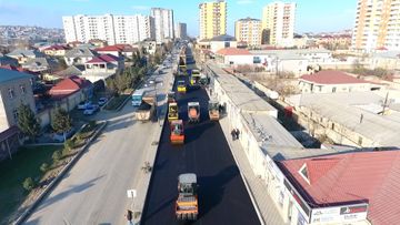 Xırdalanın Nizami Gəncəvi küçəsinin təmiri yekunlaşmaq üzrədir - FOTO
