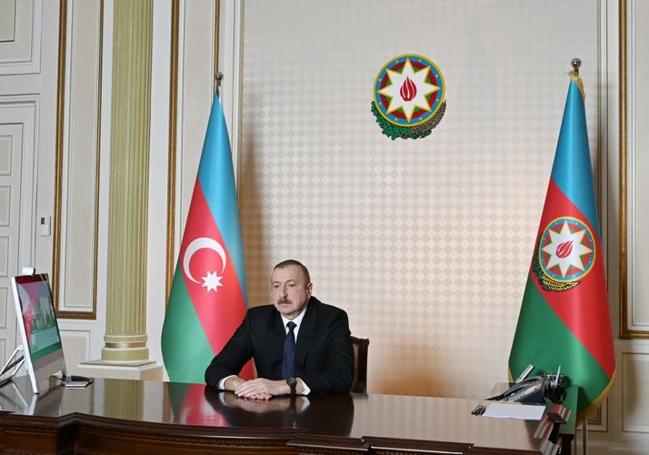 President Ilham Aliyev received Prosecutor General Kamran Aliyev in a videoconference format