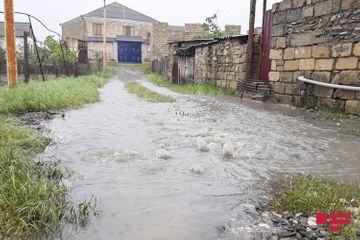 Проливные дожди нанесли ущерб в Хачмазе