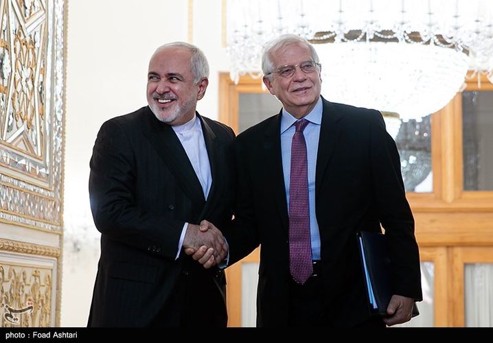 Iran’s Zarif, EU’s Borrell hold talks