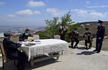 Böyük Vətən müharibəsi veteranları ziyarət olunub - FOTO - VİDEO