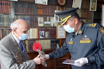 Böyük Vətən müharibəsi veteranları ziyarət olunub - FOTO - VİDEO