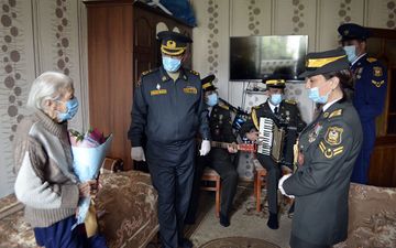Böyük Vətən müharibəsi veteranları ziyarət olunub - FOTO - VİDEO