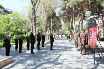 Bakıda Böyük Vətən müharibəsində həlak olanların xatirəsi yad edilib - FOTO