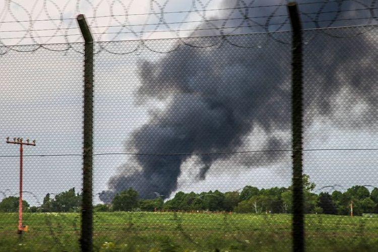 В Берлине вспыхнул крупный пожар у аэропорта