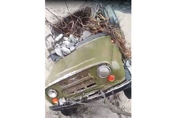 Qubada sel 2 avtomobili aparıb, 3 körpünü dağıdıb