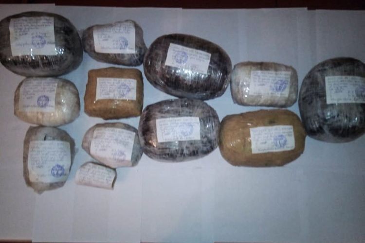 Предотвращен ввоз из Ирана в Азербайджан более 55 кг наркотиков - ФОТО