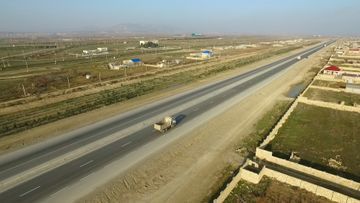 Yeni ödənişli avtomagistralın 90 km-ə yaxın hissəsinin tikintisi bitmək üzrədir