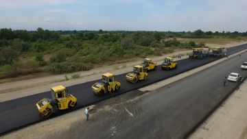Yeni ödənişli avtomagistralın 90 km-ə yaxın hissəsinin tikintisi bitmək üzrədir